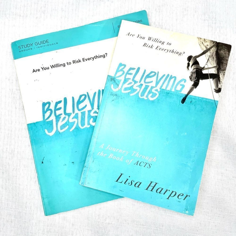 Acts Believing Jesus Book and Workbook Bible Study Lisa Harper